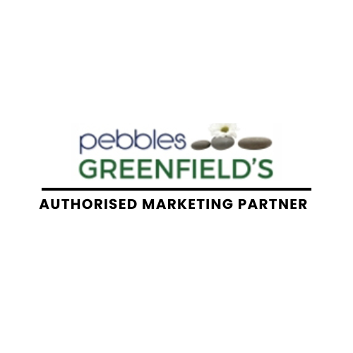 Pebbles Greenfields logo